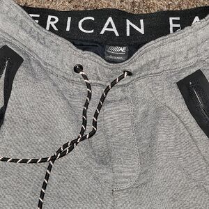 American Eagle Grey & Black Joggers